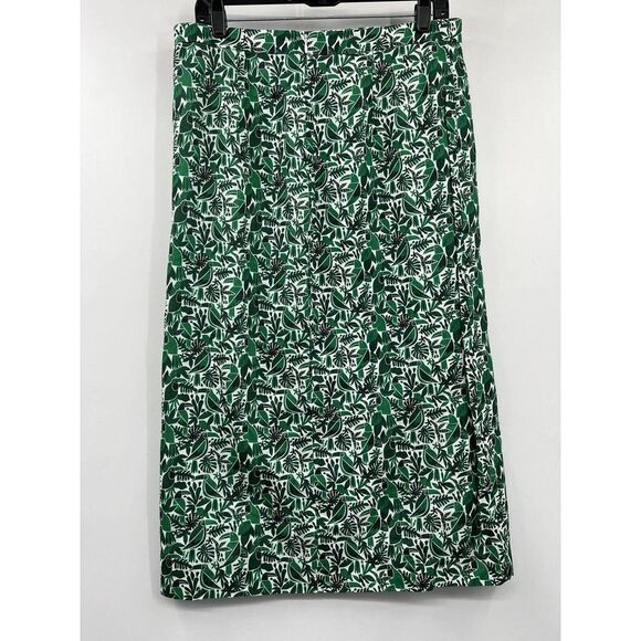 New Anthropologie Hutch Linen Midi Skirt Side - Picture 6 of 9